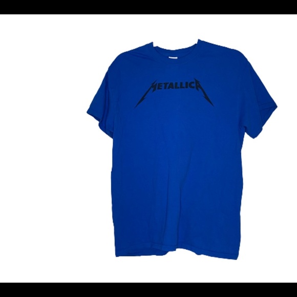 Other - Metallica Royal Blue Short Sleeve Mens Metal Tee